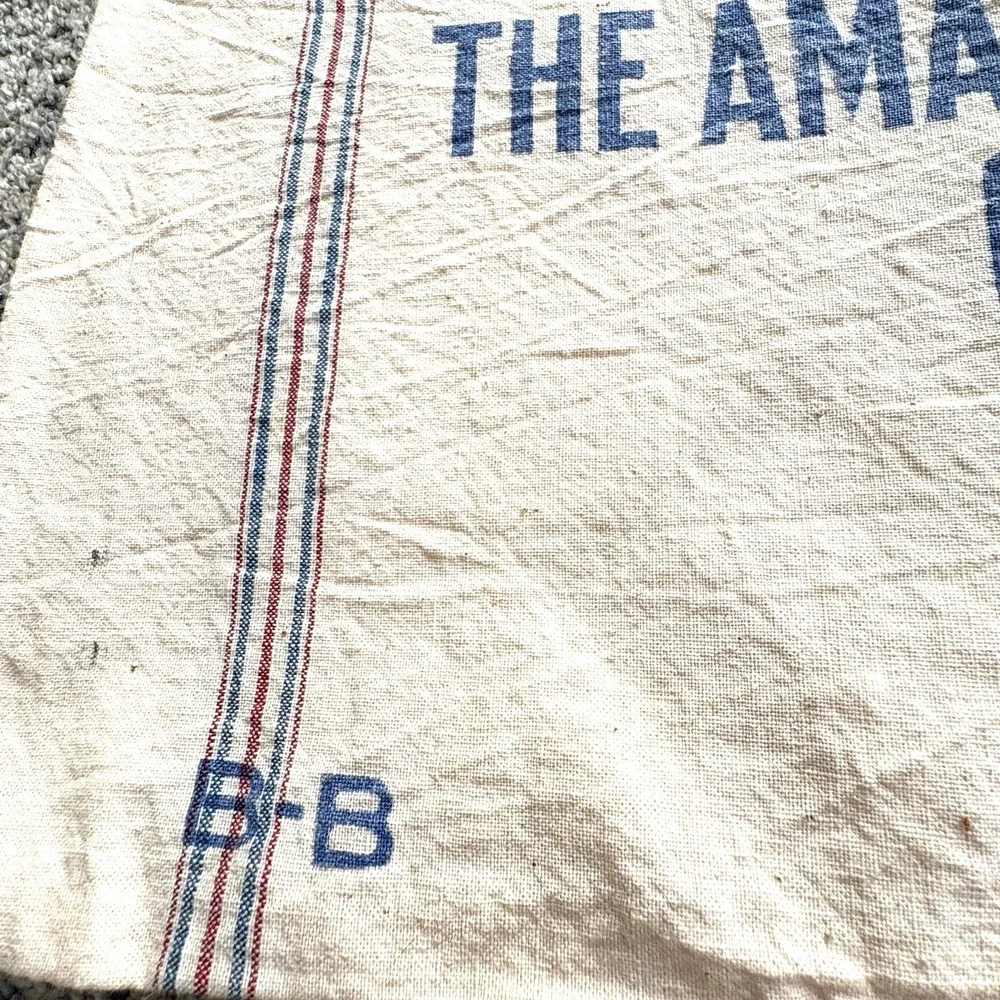 Sugar Sack cream colored bag 100 lbs Ogden, Utah Amalgamated Sugar Co.